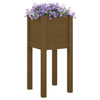 Casella di pianificazione Vidaxl 31x31x70 cm Miele di pino solido