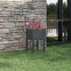Vidaxl Planning Box 40x40x70 cm Solid Pine Gray