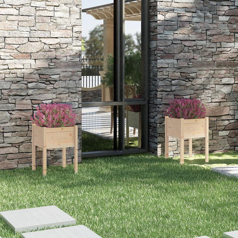 Vidaxl Fioters 2 ST 50x50x70 cm Pino solido