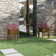 Vidaxl PlantBaken 2 PCS 50x50x70 cm de pino sólido marrón