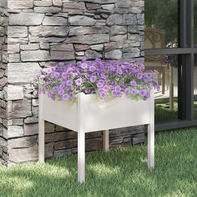 Casella di pianificazione Vidaxl 70x70x70 cm Pino solido