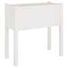 Vidaxl fioriere 2 ST 70x31x70 cm Pino solido bianco