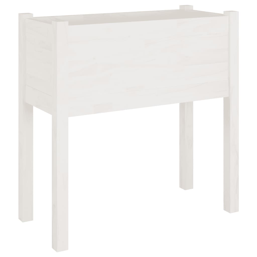 Vidaxl fioriere 2 ST 70x31x70 cm Pino solido bianco
