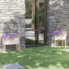 Vidaxl fioriere 2 ST 70x31x70 cm Pino solido bianco