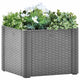 VidaXL Planter High With Self -Employed System 43X43X33 CM Gray