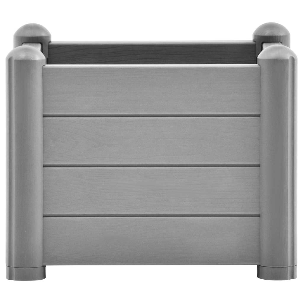 Vidaxl fioriera inserto 43x43x35 cm PP Stone grigio