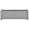 Plantador Vidaxl Insentado 100x43x35 cm PP Stone Gray