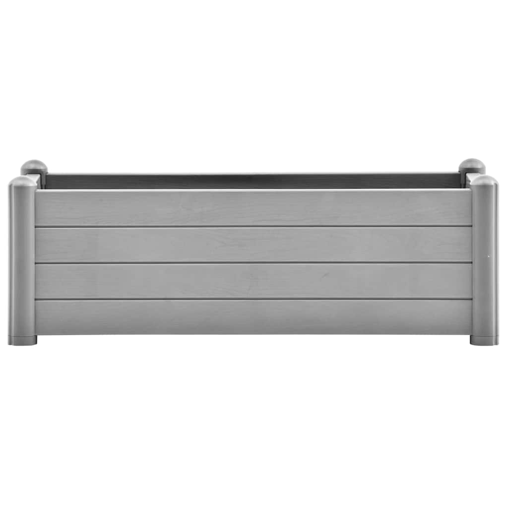 Vidaxl fioriera da 100x43x35 cm PP Grey