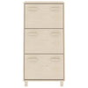VIDAXL MABIET SCARPA HAMAR 59.5x35x117 cm Miele in legno di pino