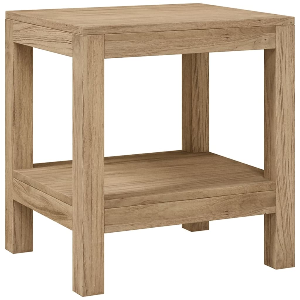 Vidaxl Tabella bagno 45x35x45 cm Teak solido