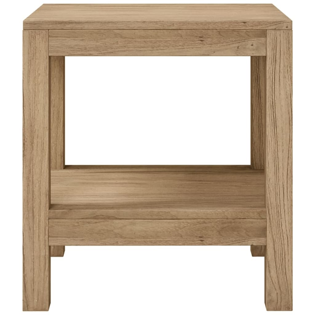Vidaxl Tabella bagno 45x35x45 cm Teak solido