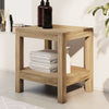 Vidaxl Tabella bagno 45x35x45 cm Teak solido
