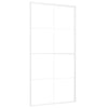 Vidaxl schuifdeur 102,5x205 cm esg-glas en aluminium wit