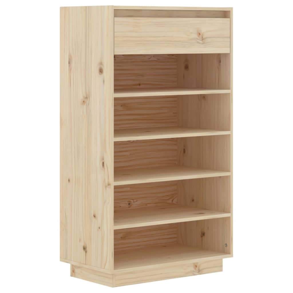 Zapatero vidaxx 60x34x105 cm madera maciza de pino