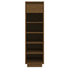 Vidaxl schoenenkast 30x34x105 cm massief grenenhout honingbruin