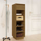 Vidaxl Cabinet da scarpe 30x34x105 cm Miele di pino solido