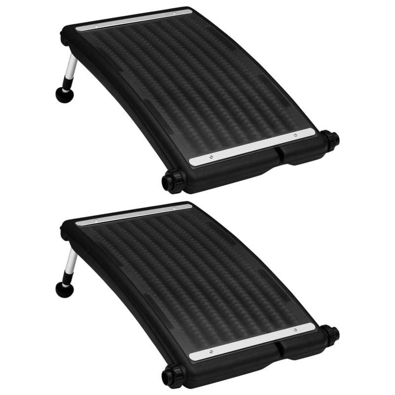 Pannello di riscaldamento della piscina Vidaxl Solar 2 St Bent 72.5x46 cm