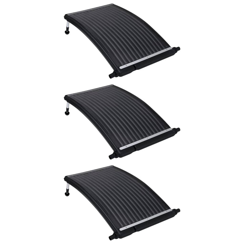Pannello di riscaldamento della piscina Vidaxl Solar 3 St Bent 110x65 cm