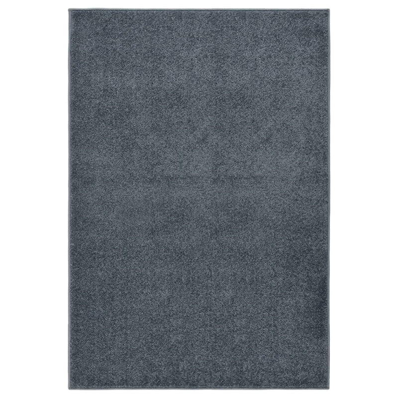 RUG VIDAXL KORTPOLIG 160X230 cm antracita