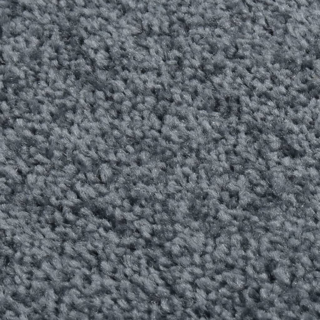 RUG VIDAXL KORTPOLIG 160X230 cm antracita
