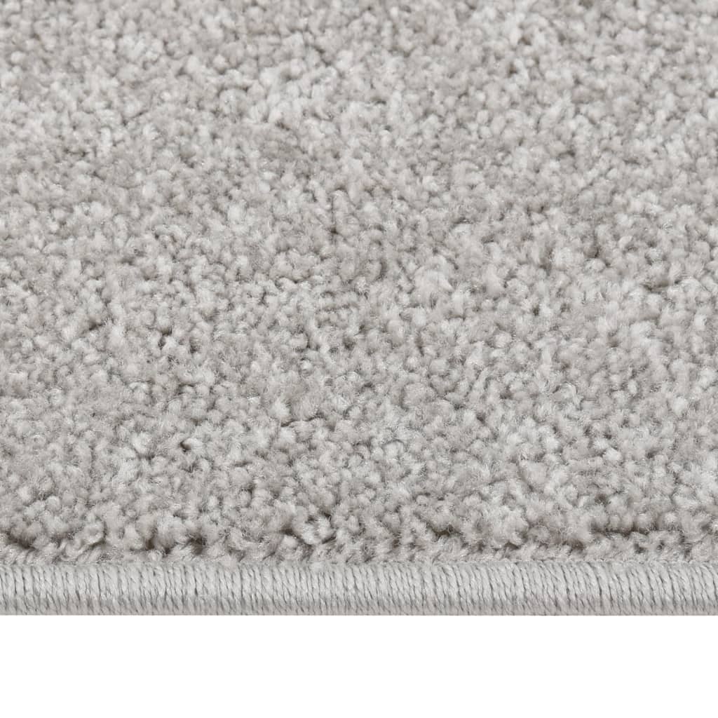 VIDAXL RUG KORTPOLIG 120x170 cm grigio chiaro