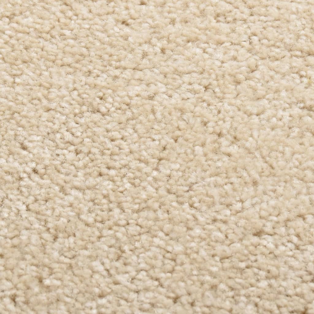 VidaXL Vloerkleed kortpolig 200x290 cm beige