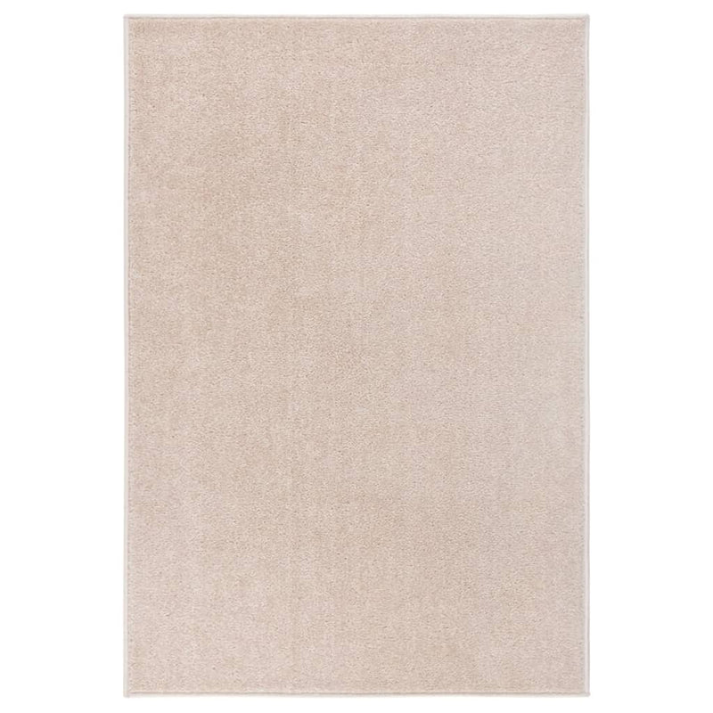 Vidaxl vloerkleed kortpolig 160x230 cm donkerbeige