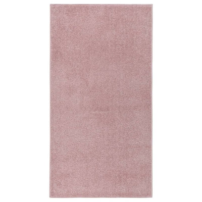 VidaXL Vloerkleed kortpolig 80x150 cm roze