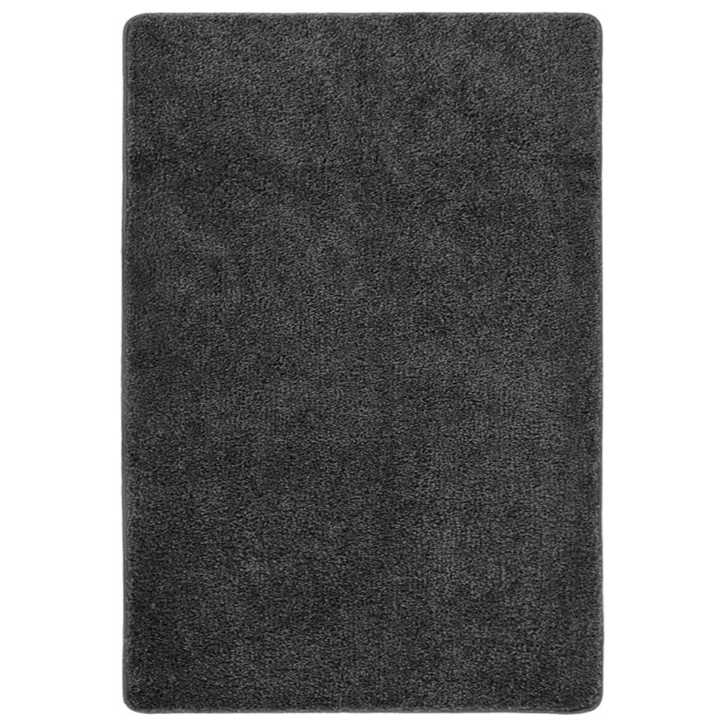 Vidaxl RUAM SHAGGY Anti-slip 160x230 cm grigio scuro