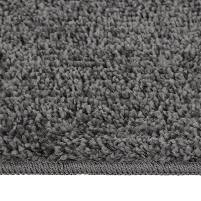Vidaxl Rug Shaggy Anti-Slip 200x290 cm de gris oscuro