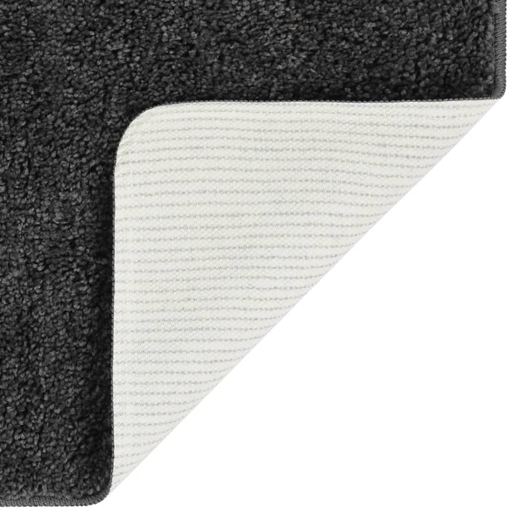 Vidaxl Rug Shaggy Anti-Slip 200x290 cm de gris oscuro
