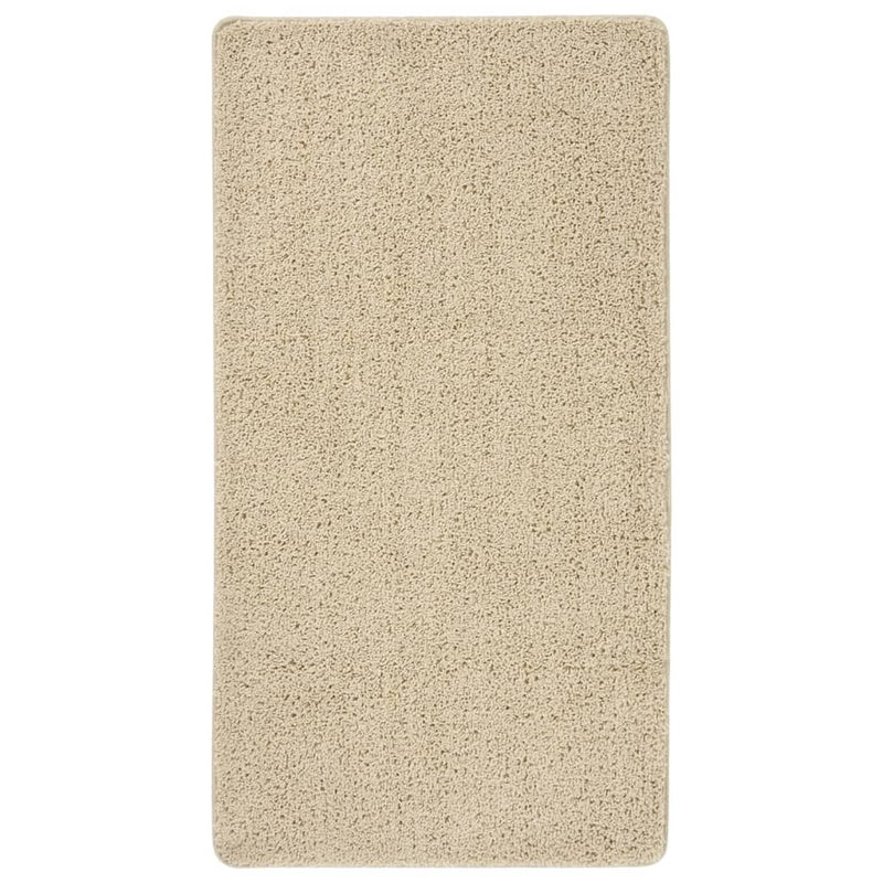 Tappeto Vidaxl Shaggy anti-slip 80x150 cm color crema