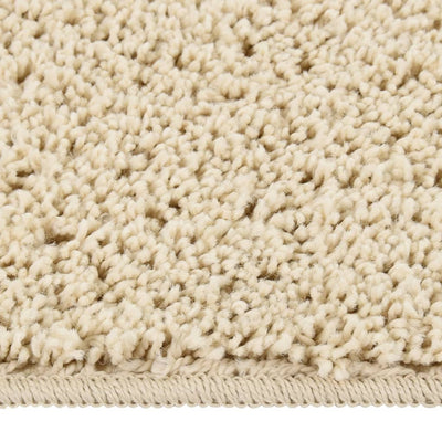 Vidaxl Rug Shaggy anti-slip 120x170 cm de color crema