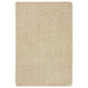 Vidaxl vloerkleed shaggy anti-slip 140x200 cm crèmekleurig
