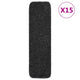 Esteras de escalera de Vidaxl 15 st Anti-slip rectangular 75x20 cm de antracita