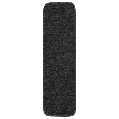 Esteras de escalera de Vidaxl 15 st Anti-slip rectangular 75x20 cm de antracita