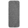 Vidaxl tappetini per scale 15 St Anti-slip rettangolare 60x25 cm grigio