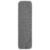 Vidaxl tappetini per scale 15 St Anti-slip rettangolare 75x20 cm grigio