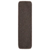 Esteras de escalera de Vidaxl 15 st anti-deslizamiento rectangular 75x20 cm marrón