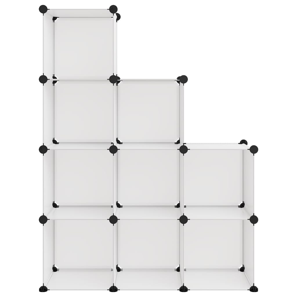 Muebles de almacenamiento de Vidaxl con 9 compartimentos polipropeno transparente