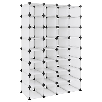 Vidaxl Spaceia 93x36.5x140 cm in polipropene trasparente