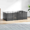 Vidaxl Animal Loft Small 144x74x46,5 cm Polypropene e Black in acciaio