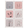 Muebles de almacenamiento para niños de Vidaxl con 6 compartimentos Polypropene Pink