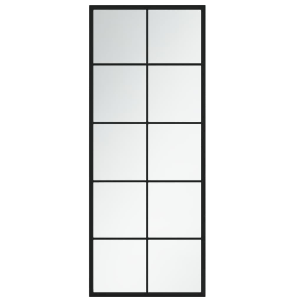 Specchio da parete Vidaxl 100x40 cm in metallo nero