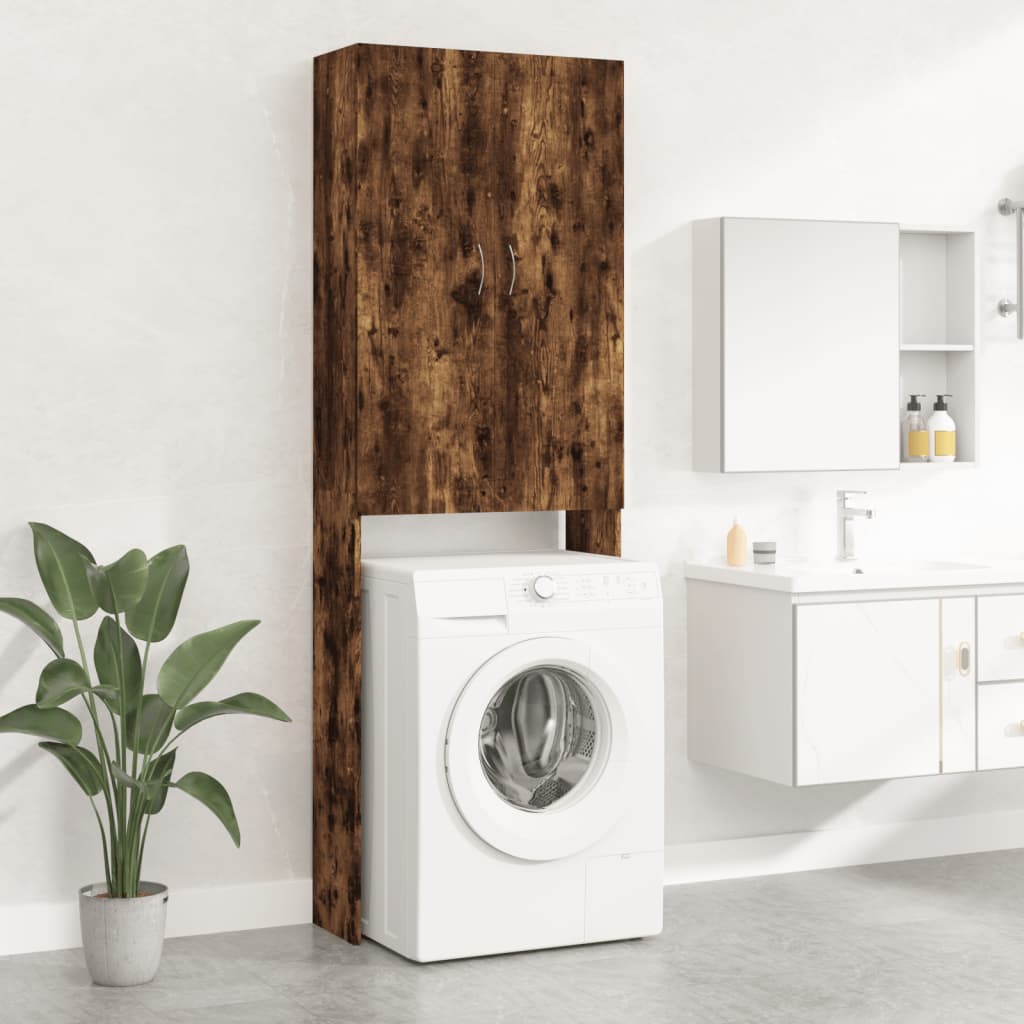 Vidaxl Washing Machine Cabinet 64x25.5x190 cm Oak colorato