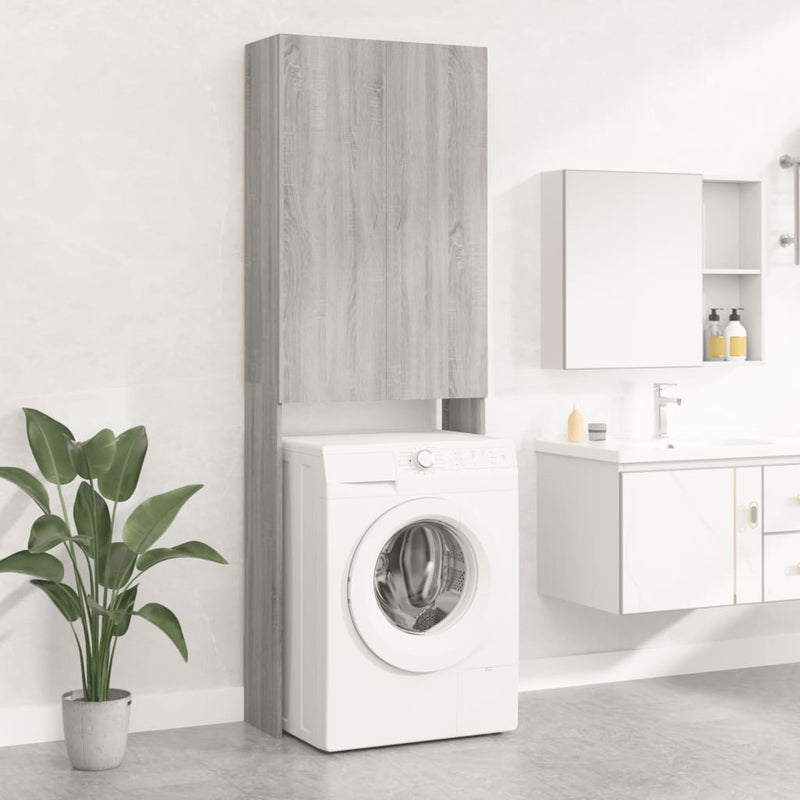 Vidaxl Washing Machine Cabinet 64x25.5x190 cm Oak Sonoma Grey Colorato