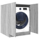 Vidaxl wasmachinekast 71x71,5x91,5 cm grijs sonoma eikenkleurig
