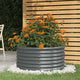 Vidaxl plantenbak 80x80x36 cm gegalvaniseerd staal antracietkleurig