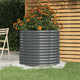 Vidaxl plantenbak 80x80x68 cm gegalvaniseerd staal antracietkleurig