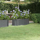 Vidaxl plantenbak 114x40x36 cm gegalvaniseerd staal antracietkleurig